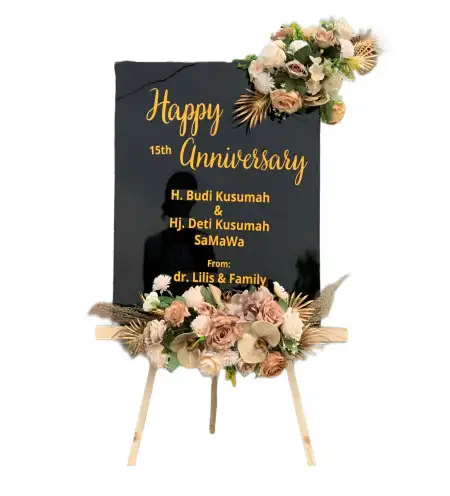 Papan Bunga Akrilik Concong