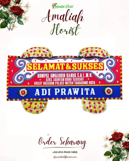 Papan Bunga Ucapan Selamat Concong
