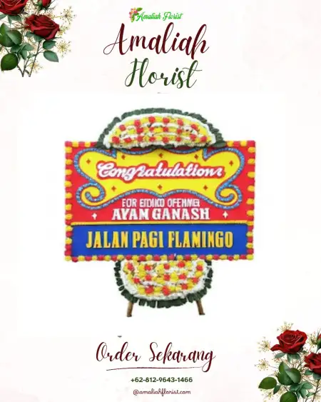 Sewa Papan Bunga Concong
